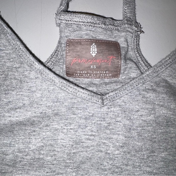 Free People x FP Movement Hot Shot Onesie in Heather Grey - Picture 10 of 11